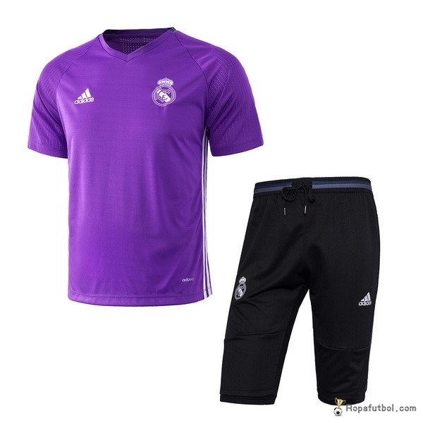 Camiseta Entrenamiento Real Madrid Conjunto Completo 2017/18 Purpura